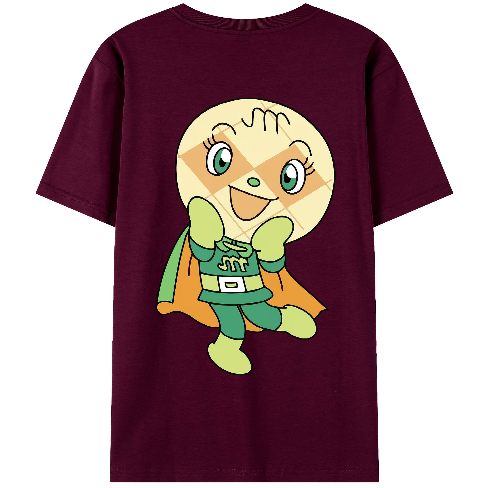 （画像用） アンパンマン Anpanman レディース半袖Tシャツ(バックプリント)